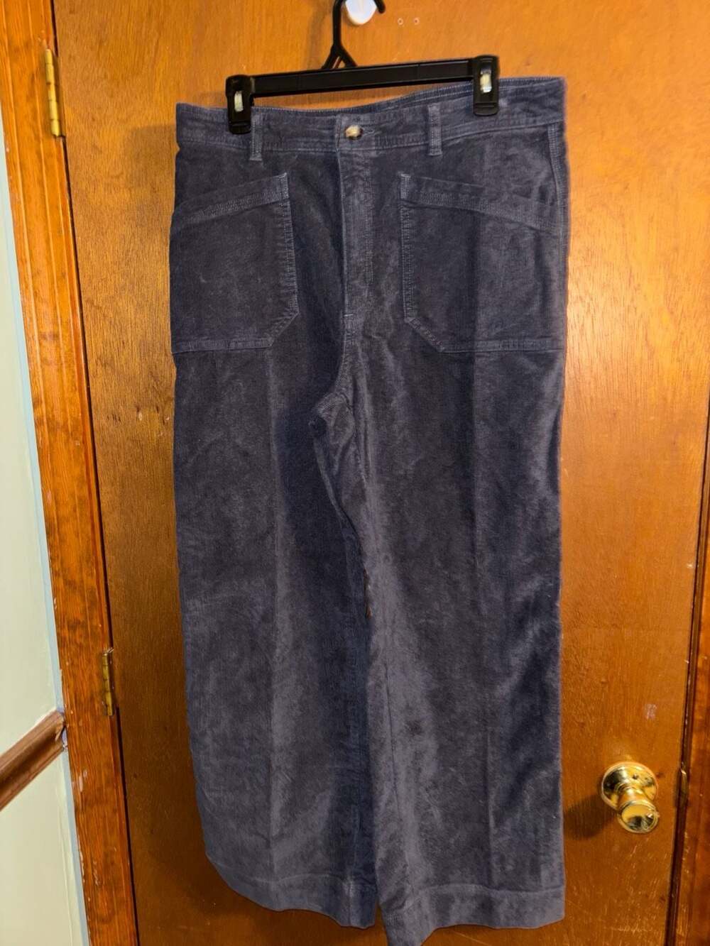 Patagonia Women's Wide-Leg Corduroy Pants Charcoal Grey Size 14